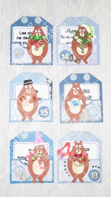 Calendrier de l'avent autour de l'estime de soi