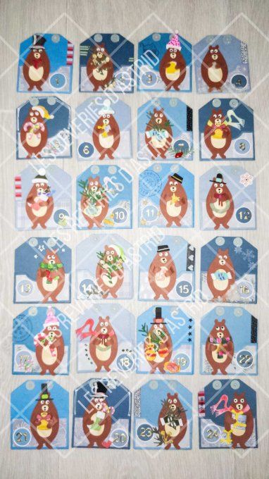 Calendrier de l'avent autour de l'estime de soi