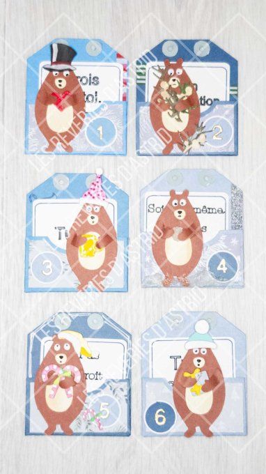 Calendrier de l'avent autour de l'estime de soi