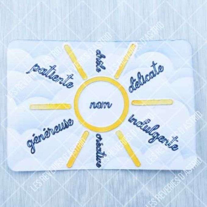 Le Soleil des forces - à personnaliser à votre convenance