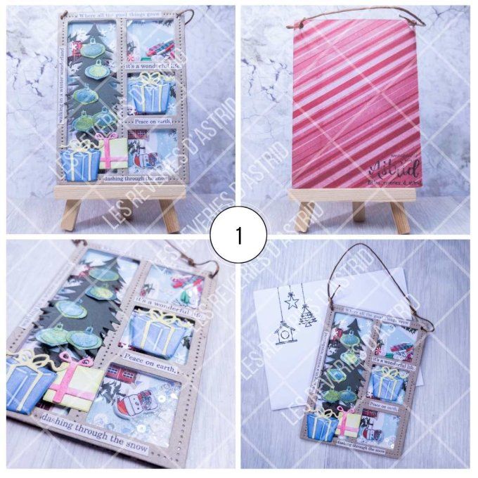 Carte de Noël Shaker avec Sapin - 2