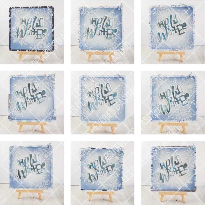 Carte de Noël - Hello Winter