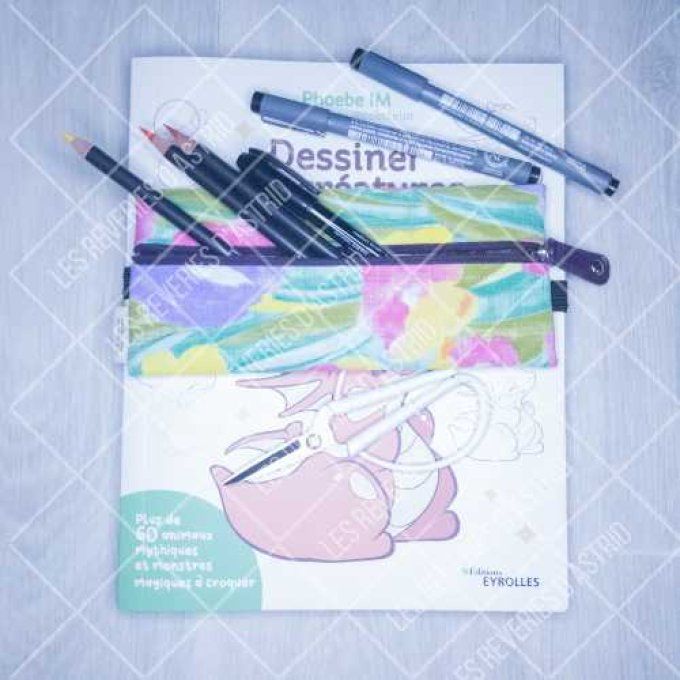 Trousse avec élastique pour un carnet A5 ou A4 - pièce unique