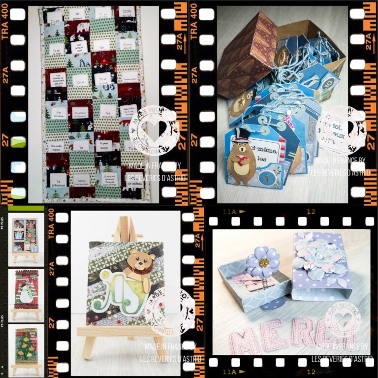 Mes créations préférées pour Noël : cartes, boîtes surprises et déco artisanale