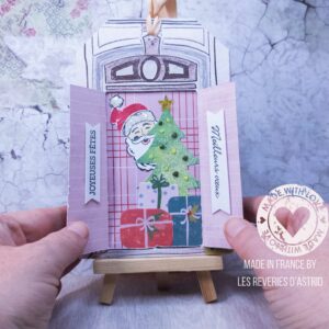 Carte de Noël - Porte