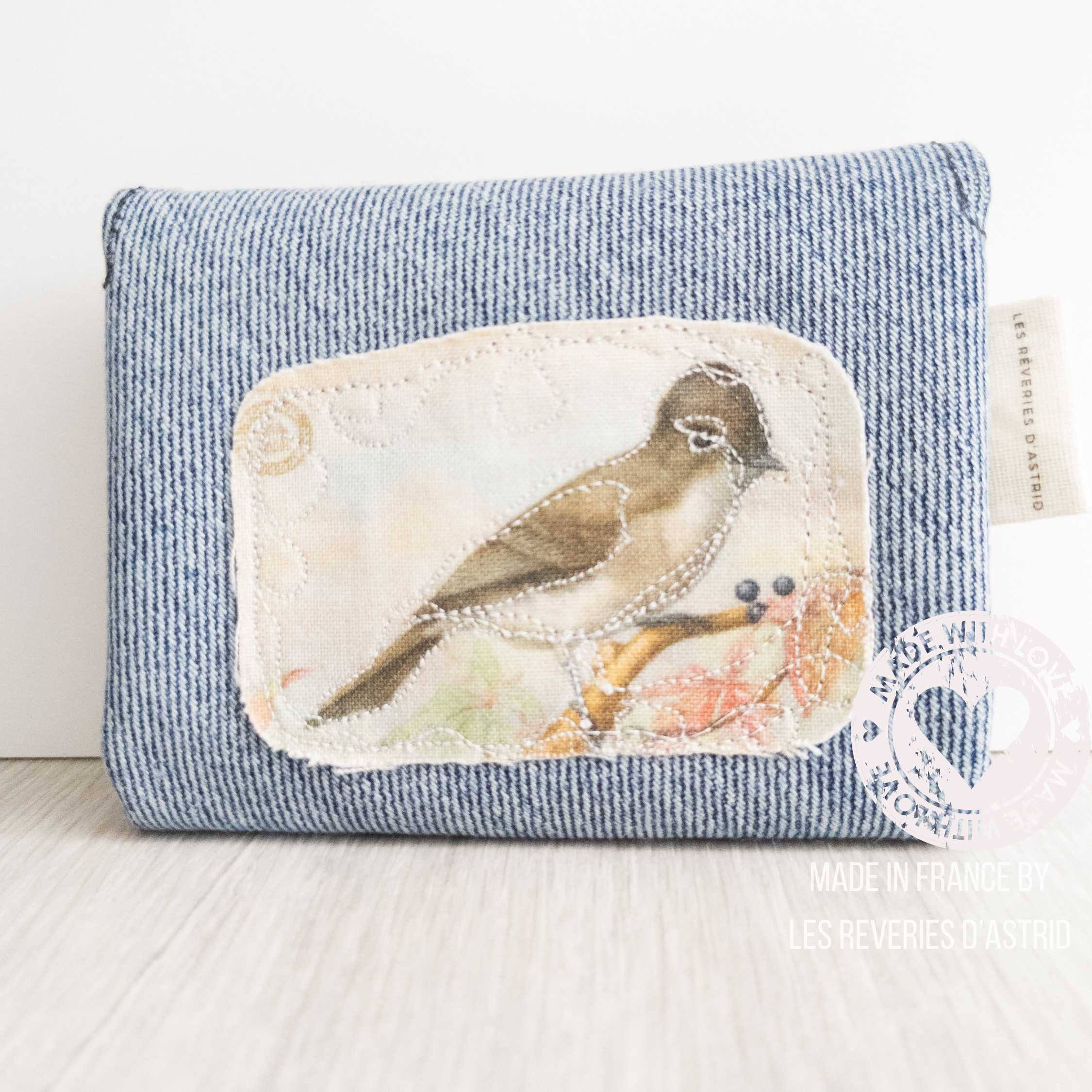 Porte-carte en jeans - 3 compartiments – Image 3