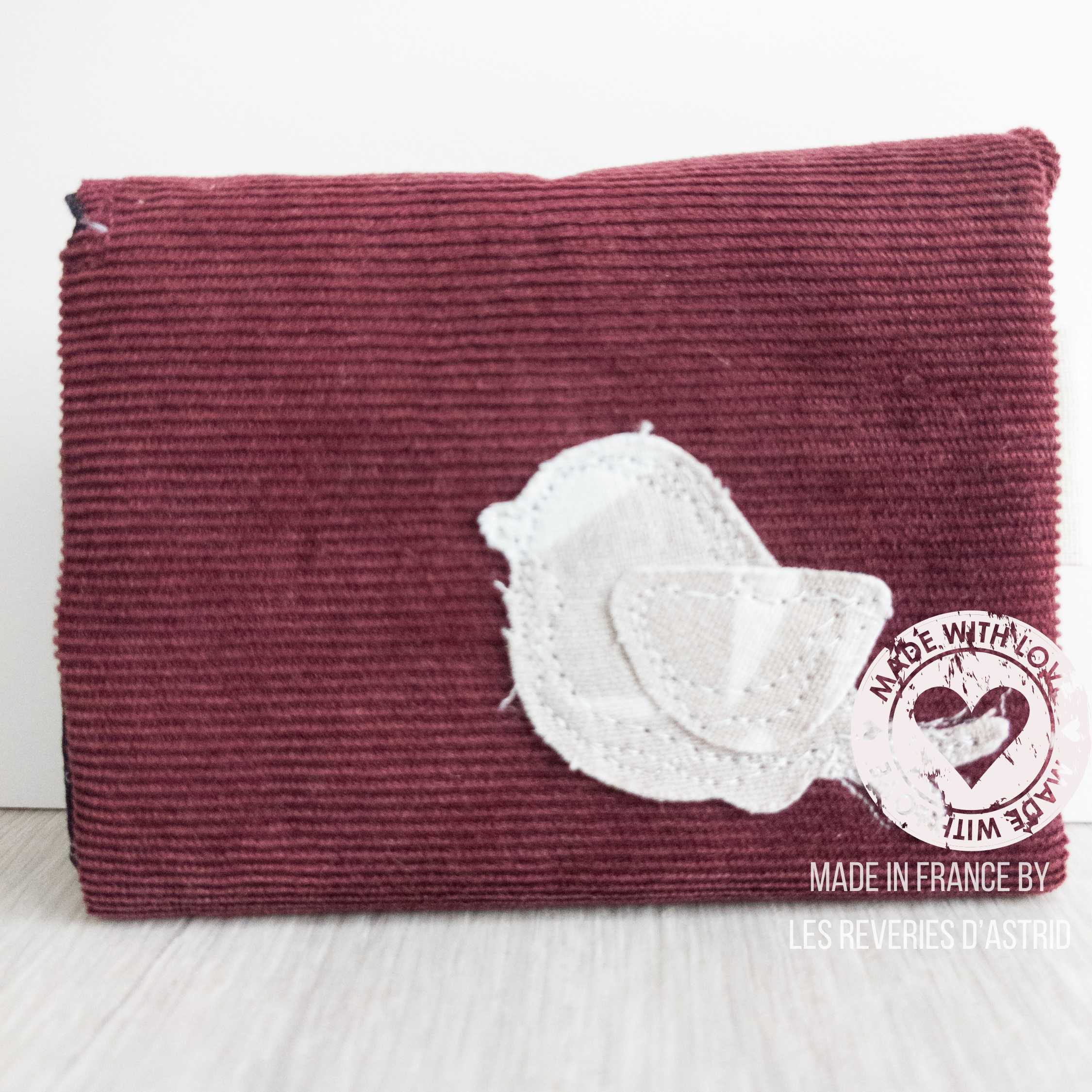 Porte-carte en velours - 3 compartiments – Image 5