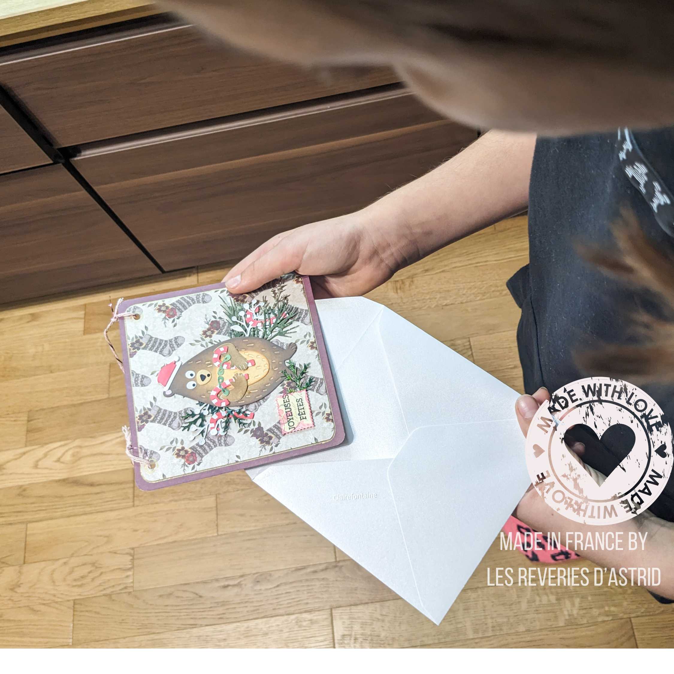 carte de Noël avec ours – Image 4