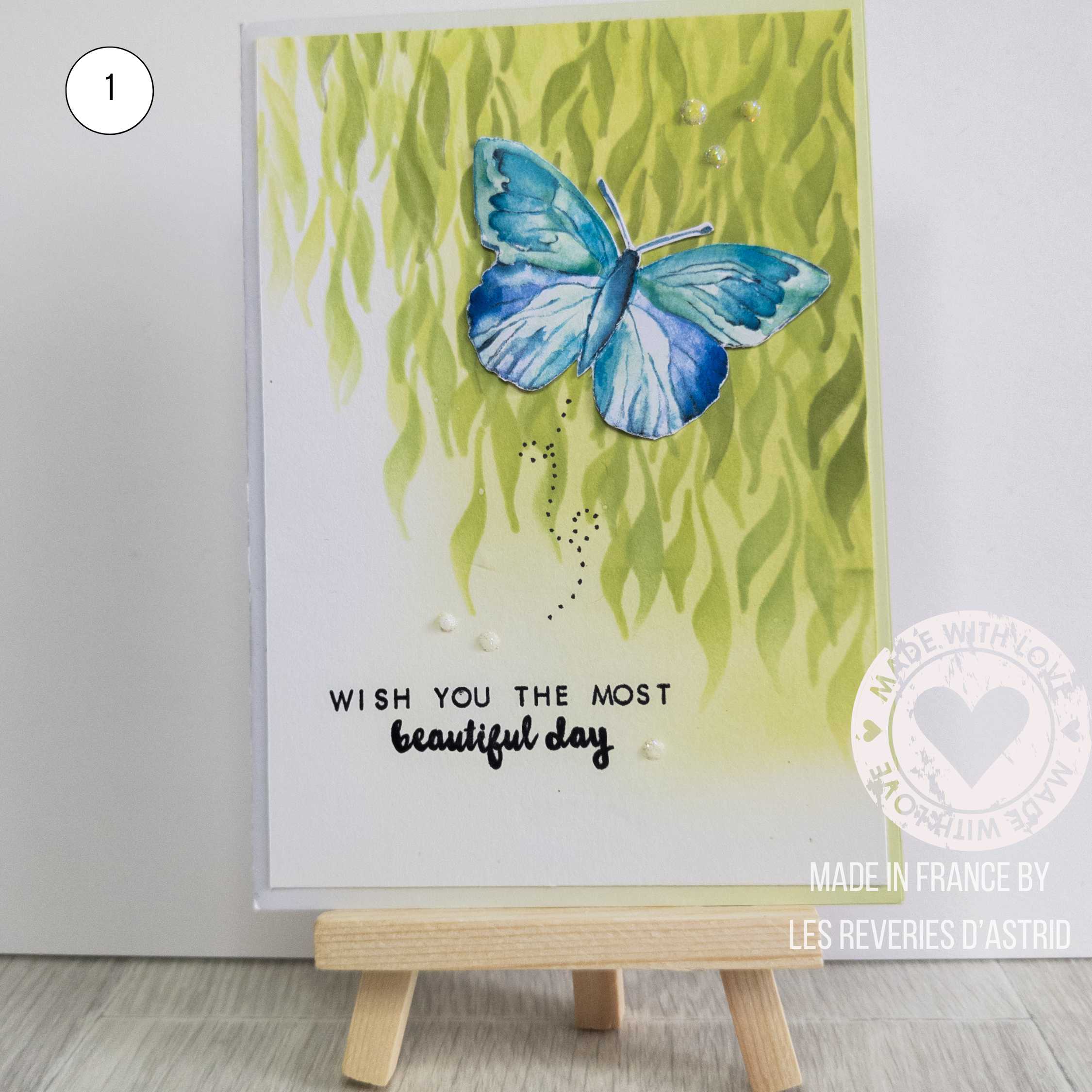 Carte papillon