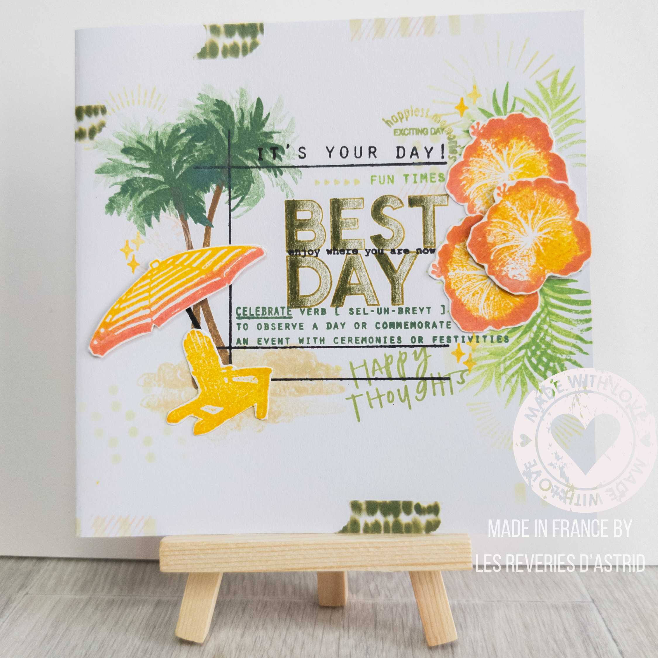 Carte anniversaire - Best Day