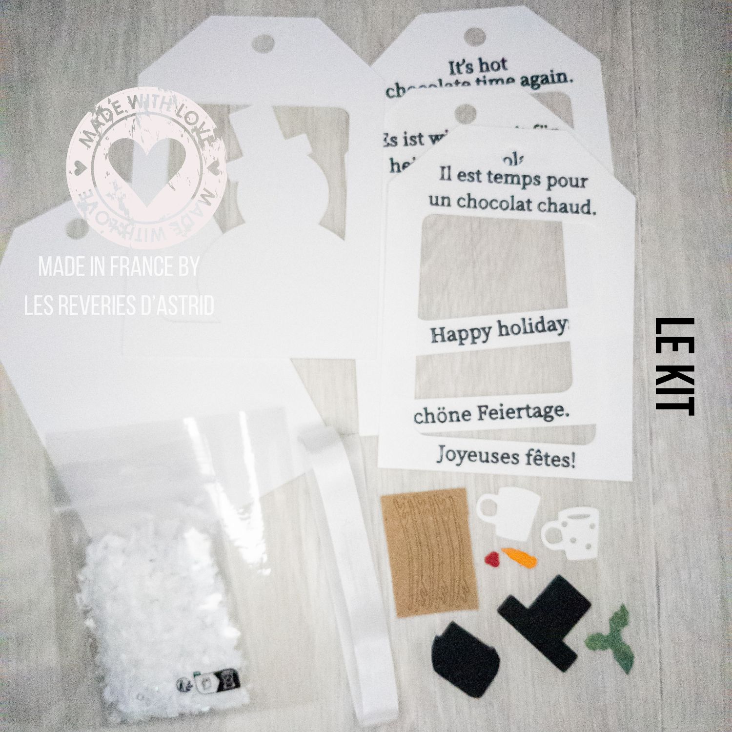 Kit créatif - fabriquer une carte de Noël interactive – Image 2