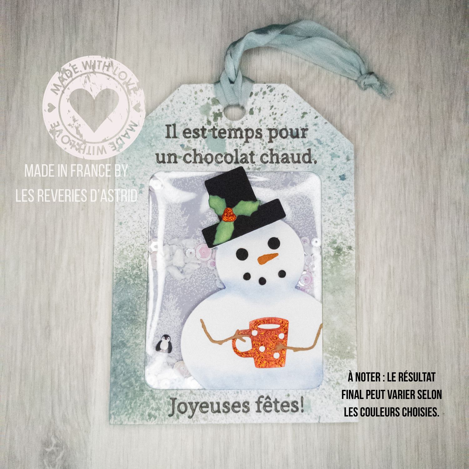 Kit créatif - fabriquer une carte de Noël interactive