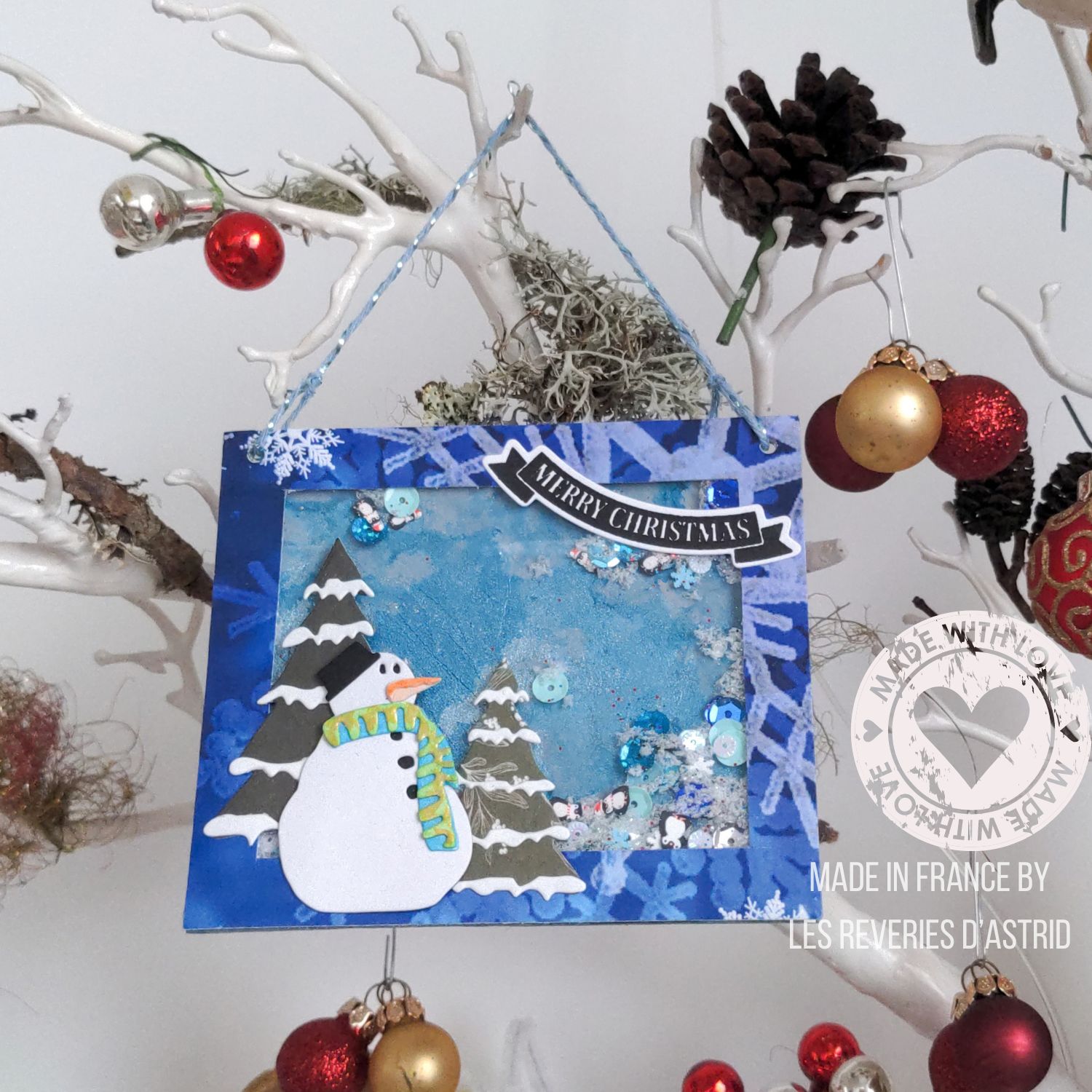 Merry Christmas - carte de Noël - de façon Shaker – Image 3