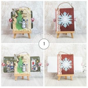 Carte de Noël - double Slider - étoile