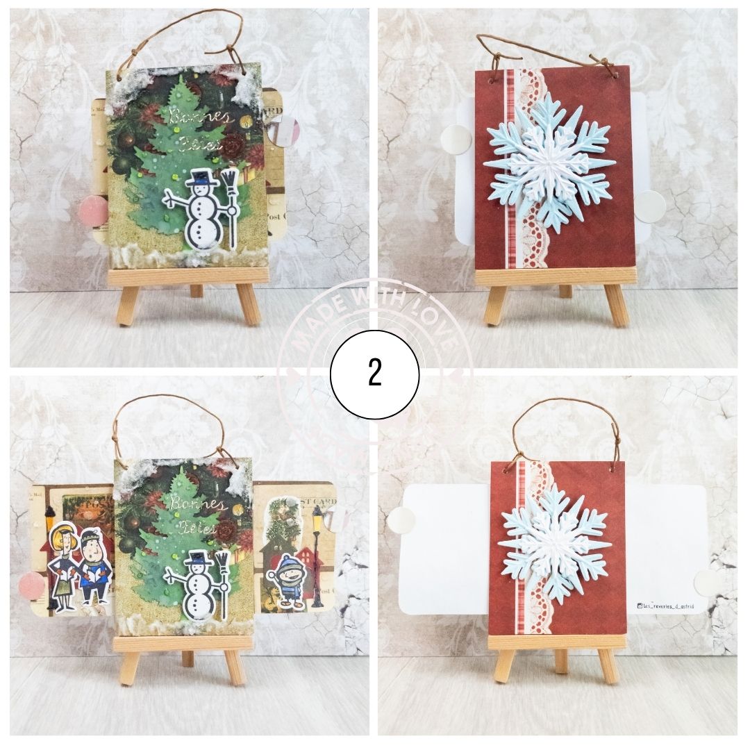 Carte de Noël - double Slider - étoile – Image 3